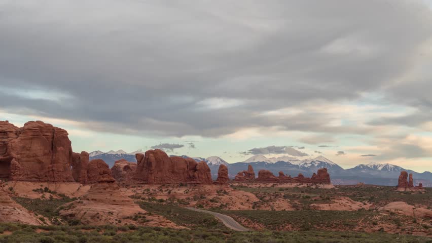 Arches National Park - Sunset Time Lapse
