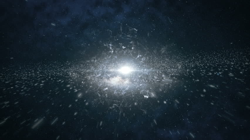 The birth of the universe in space, a big bang | Shutterstock HD Video #1009118300