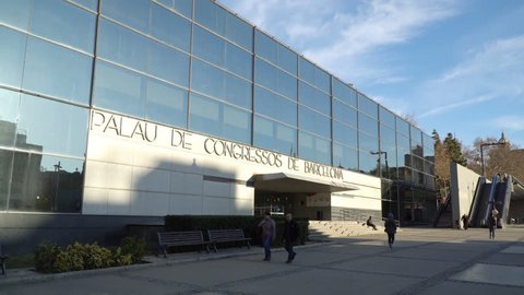 Palau De Congressos De Catalunya Stock Video Footage 4k And Hd Video Clips Shutterstock