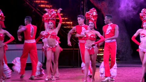 CUBA, - NOVEMBER 19:
Latin dancers in the Tropicana Club.
November 19, 2016 in Havana, Cuba
