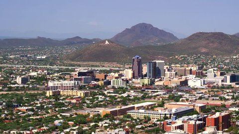 Tucson Cityscape by Aerial Drone