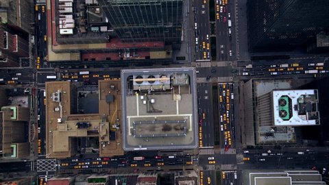 Aerial shot of Manhattan in New York
