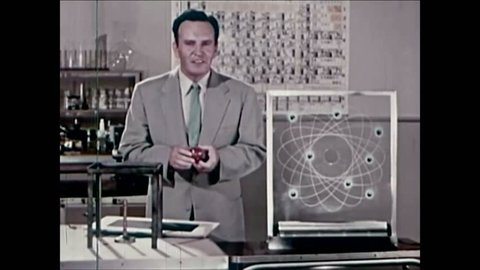 CIRCA 1950s - The cyclotron is explained in the 1950s.