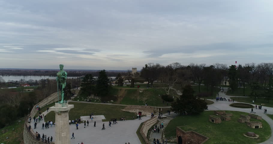 Viktor monument at Belgrade fortress