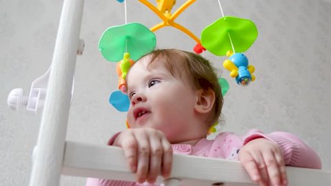 Small Child Stands On His Video De Stock 100 Libre De Droit Shutterstock
