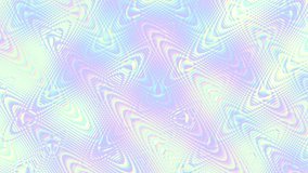 Moving random psychedelic waves. Abstract screensaver for video. Looping footage. Holographic colors.