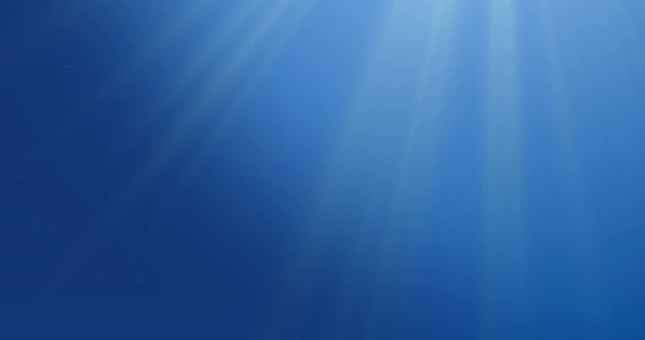 Render of floating german diesel submarine underwater 1940s