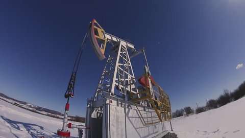 Oil pump oil rig energy industrial machine for petroleum crude