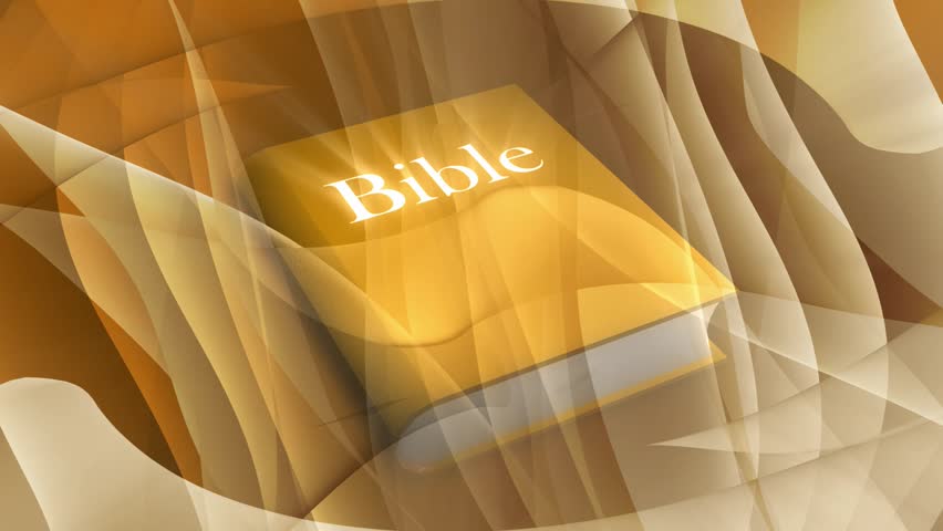 motion background of a rotating bible clearly labelled Royalty-Free Stock Footage #1009311818