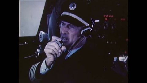 CIRCA 1950 - Arthur Godfrey pilots the new Eastern Airlines Constellation in 1953.