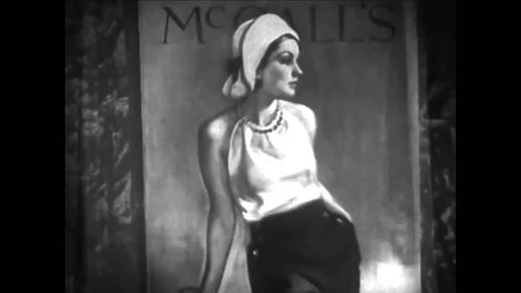 CIRCA 1930s - McCall's Magazine opens to a story by Beatrice Burton Morgan and the characters come to life in 1935.