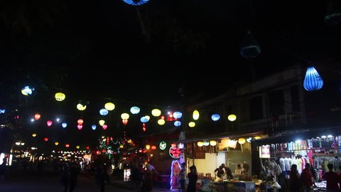 HOI AN NIGHT MARKET,DA NANG CITY,VIETNAM,MARCH 2018. Taken during vacation in Hoi an. The consists of over 50 local vendors selling a variety of local item and the popular market in Da Nang. 