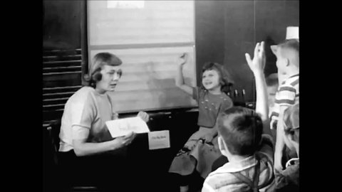 CIRCA 1950 - This 1950\xCDs film explains how best to use films in the classroom curriculum.