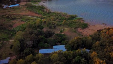 Aerial drone fly over Mzuzu, Malawi,  is a city in northern Malawi. It’s a gateway to Lake Malawi and the fishing village of Nkhata Bay, both to the east. 