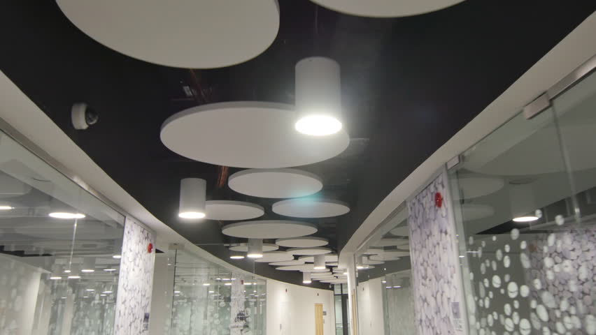 Modern Corridor of the Business Center
