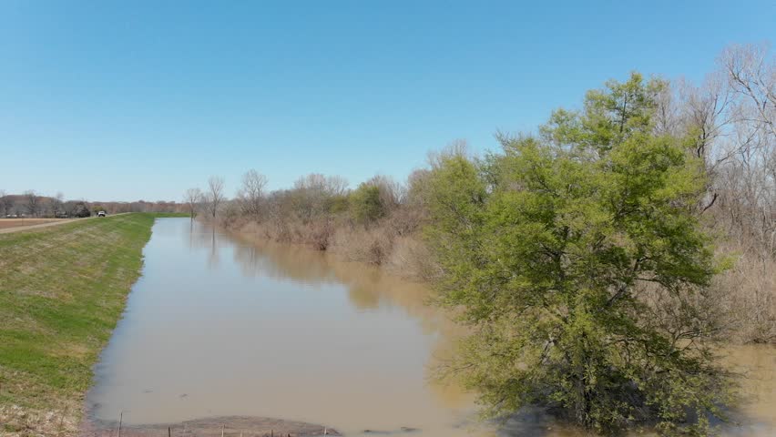 Mississippi River backwater flood