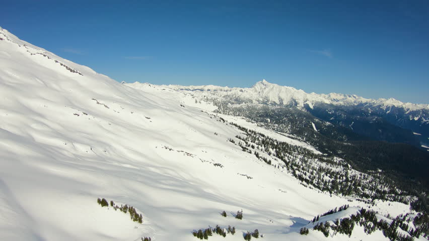 Mt Shuksan Ridge From Mount Baker North Cascade Mountain Range Aerial Helicopter View