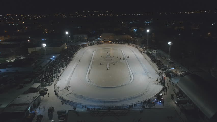 Sports stadium for racing cars