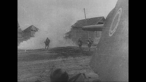 CIRCA 1942 - Heavy fighting occurred between the Red Army and the German Army in the middle of Stalingrad in September and October, during WWII.