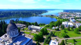 The capital of Olympia and Capitol Washington State U.S.A.