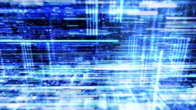 Abstract digital abstract virtual city. Scanning city for hackers attack concept. Software developer, programming, binary computer code with technology and connection concept. 3D render 4K loop - Powered by Shutterstock - Get 15% off with code: PIKWIZARD15