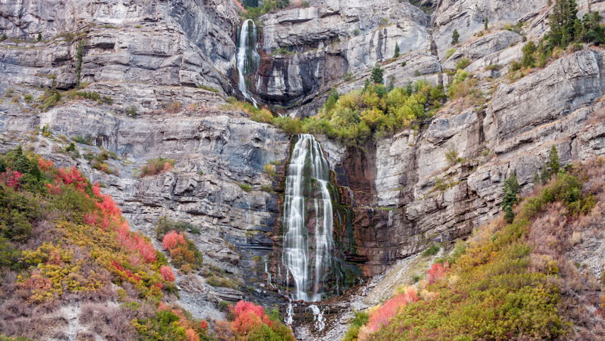 Bridal Veil Falls in Provo, Utah