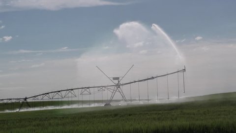 Close Up View Of Sprinklers Stock, Williston Landscape And Irrigation