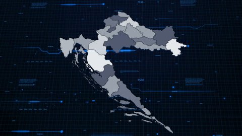 Croatia Network Map