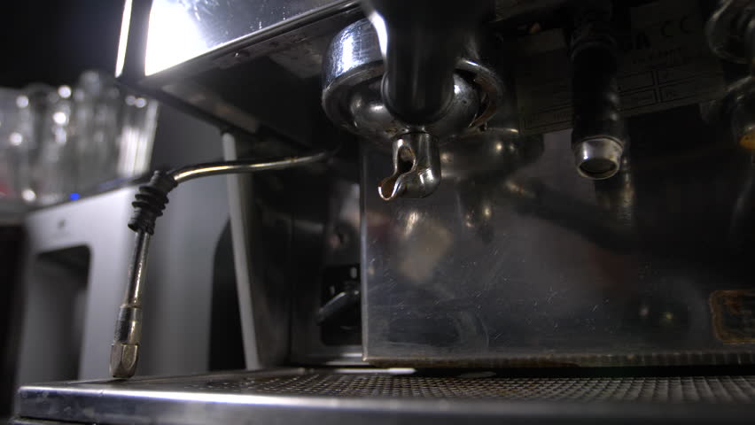 The work of the operator of the modern coffee machine. | Shutterstock HD Video #1009522568