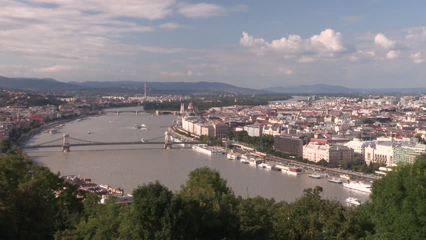 Panorama of Budapest, capital of Hungary.