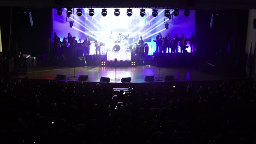 Audience in the concert hall.