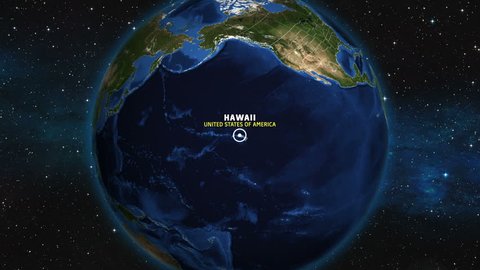  HAWAII Map USA - Earth Zoom