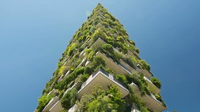 Modern ecological building with vertical gardens - Powered by Shutterstock - Get 15% off with code: PIKWIZARD15