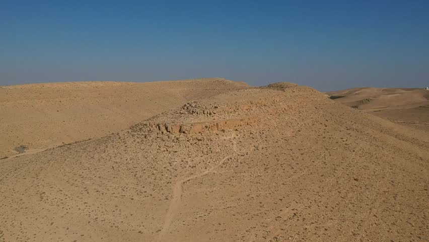 Ariel view of Negev desert | Shutterstock HD Video #1009617971