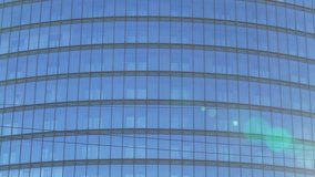 Ungraded: Corporate office building with curtain wall. Vertical panning.   - Powered by Shutterstock - Get 15% off with code: PIKWIZARD15