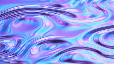 Seamlessly looping animation. Abstract  background. Holographic foil