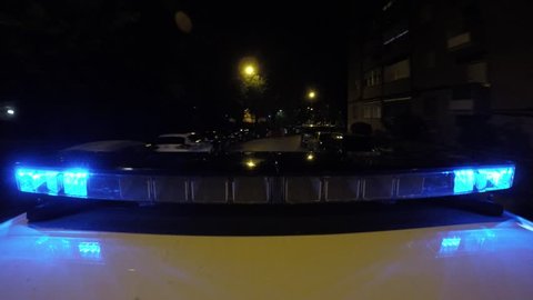Sirens police car angular vision	