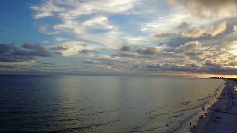 Santa Rosa Beach FL at Sunset
