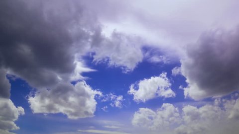 Timelapse - Cloudy sky gradually