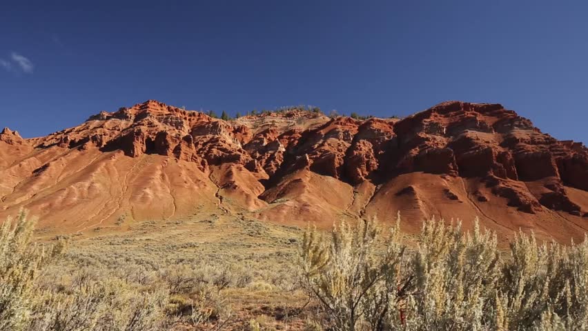 Trip to Yellowstone, USA. Beautiful nature and landscape full of mountains, hills, rivers, meadows and forests. 