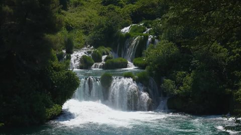 Waterfall Slow Motion Croatia