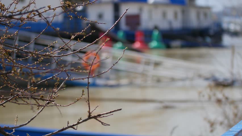 Ship Bridge Flooded Covered In Water