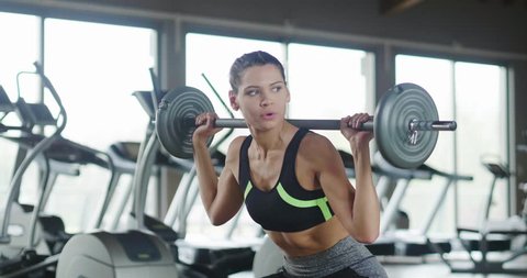 Serious Three Muscular People Lifting Jumping Stock Photo (Edit Now ...