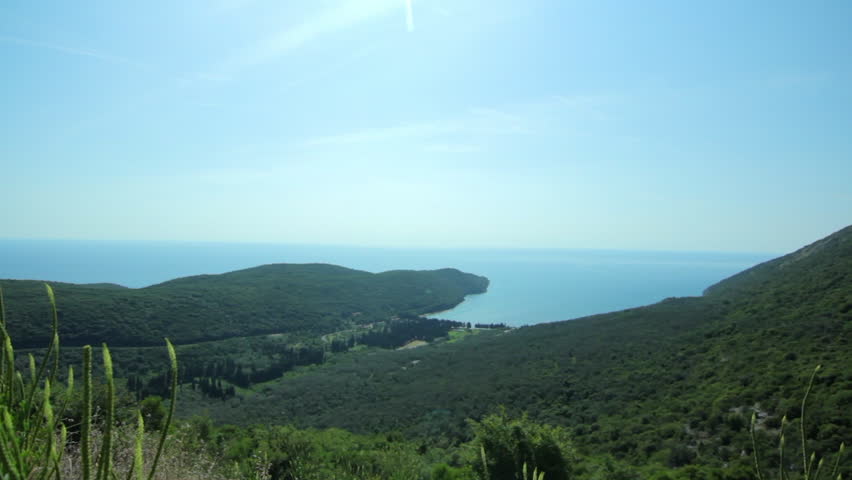 Mountain sea view