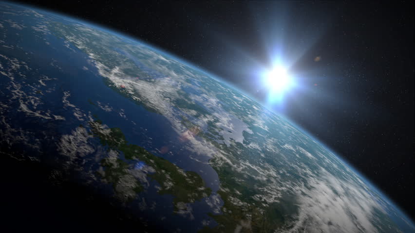 Earth Sunrise over the UK and Northern Europe | Shutterstock HD Video #1009863281