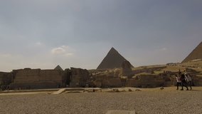 pyramids and sphinx, cairo, egypt