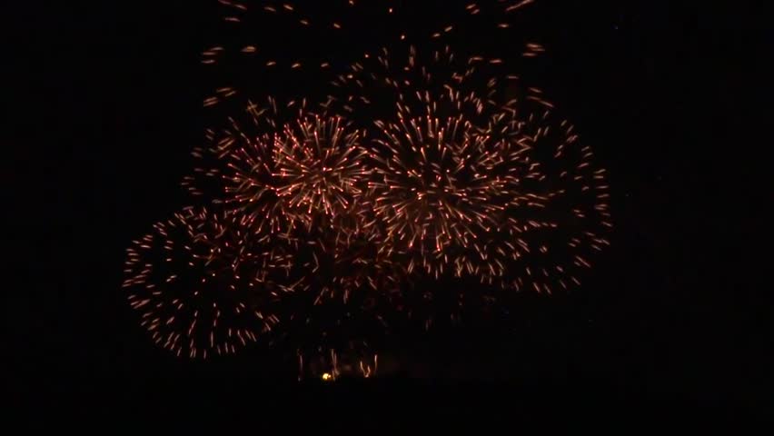 OTTAWA, CANADA – AUGUST 10 2014: fireworks