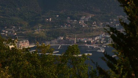 construction of Portonovi - Luxury Resort, Mega Yacht Marina and Yacht Club Montenegro August 2017