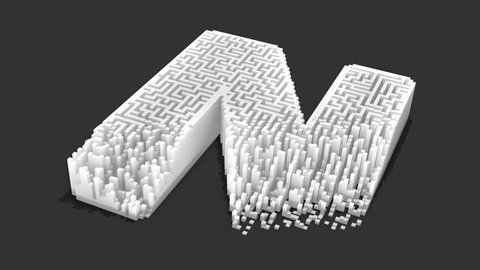 Animation of N-shaped maze