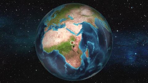 Earth Zoom In Map - Juba